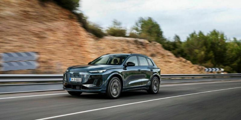 Audi Q6 e-tron with PPE.