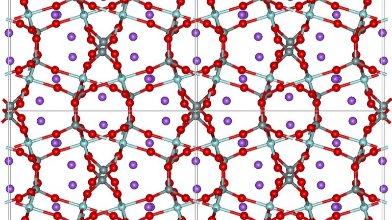 Structure cristalline de Nasicon.
