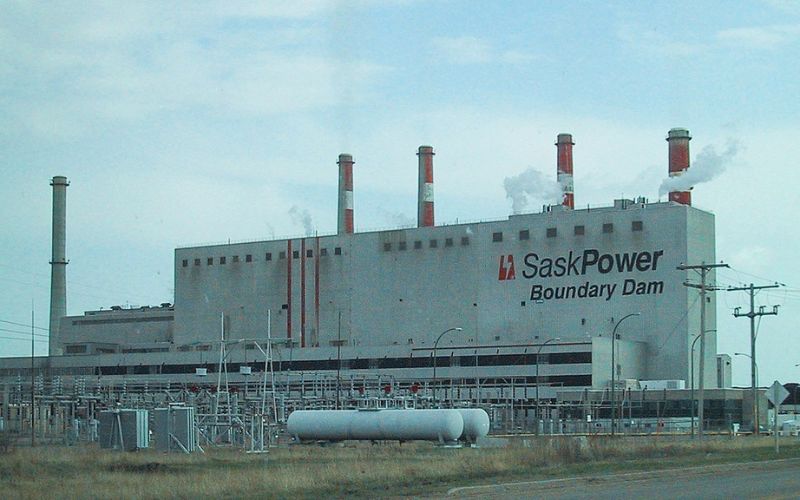 La centrale électrique de Boundary Dam en Saskatchewan utilise la capture et le stockage du carbone.