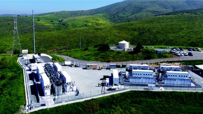 Système de batterie à flux redox à San Diego